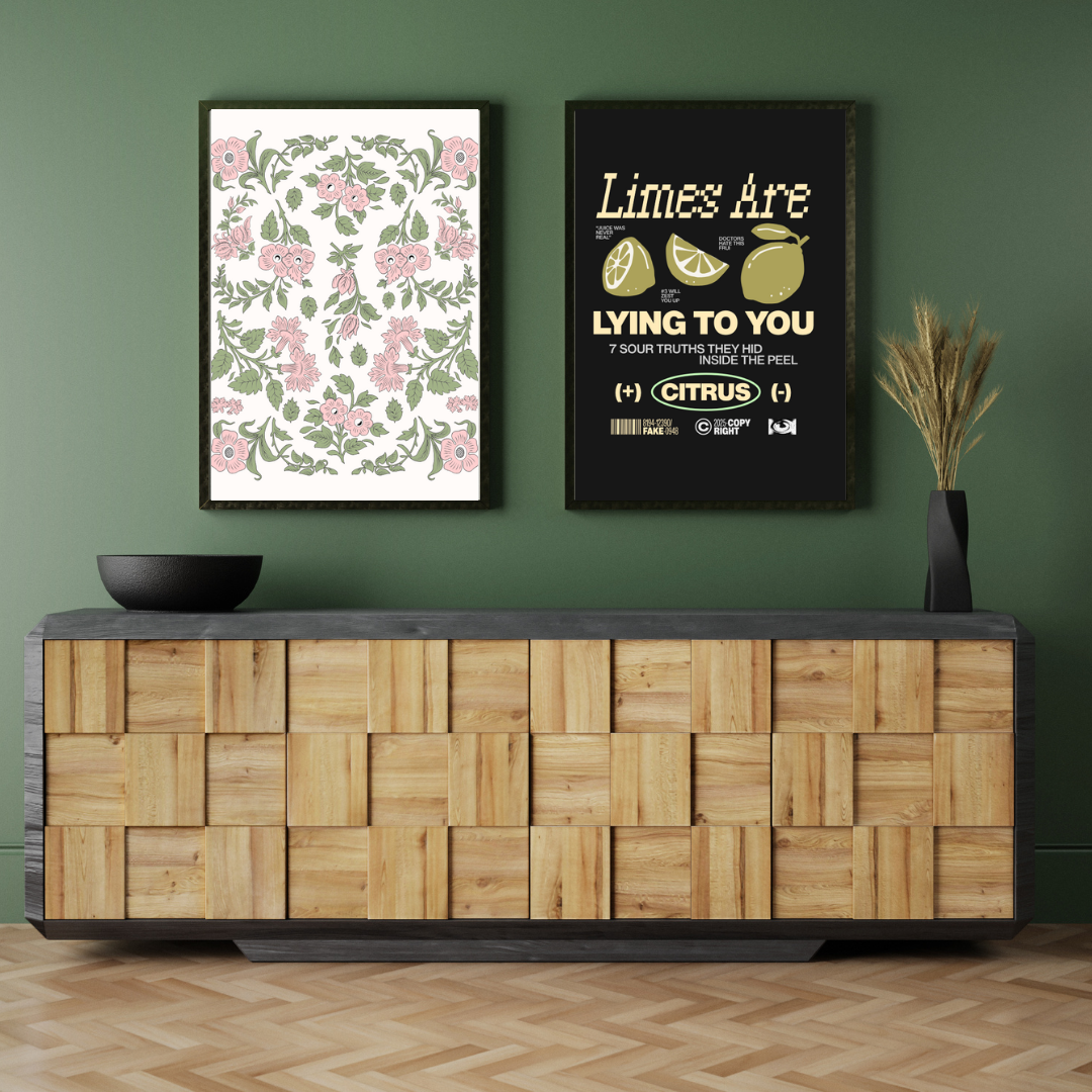 Pinspired 10 set retro electric digital wall art