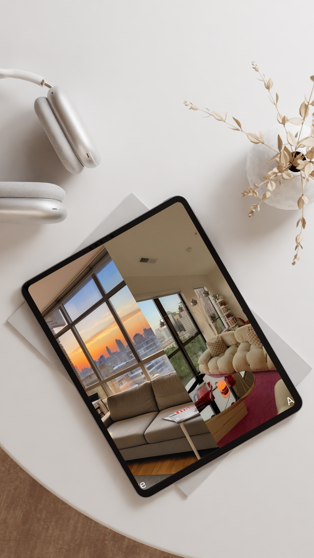 Downtown Cozy Living Room styling Kit – 2 Designs with Shopping List & Styling Hacks