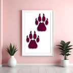 Groovy Retro Pink Cheetah Wall Art - 3 Set | Girly Leopard Poster Print Aesthetic/ Dorm Room & College Apartment Bedroom Decor for Clean Girl
